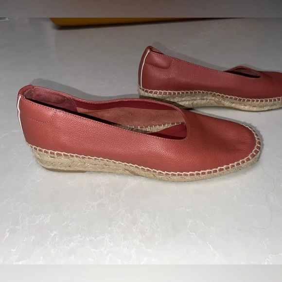 EUC Everlane Espadrille Square Toe Leather Slip On - Picture 4 of 10